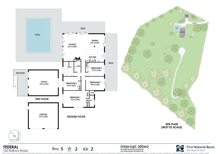 Floorplan of Homely house listing, 154 Waltons Road, Federal NSW 2480