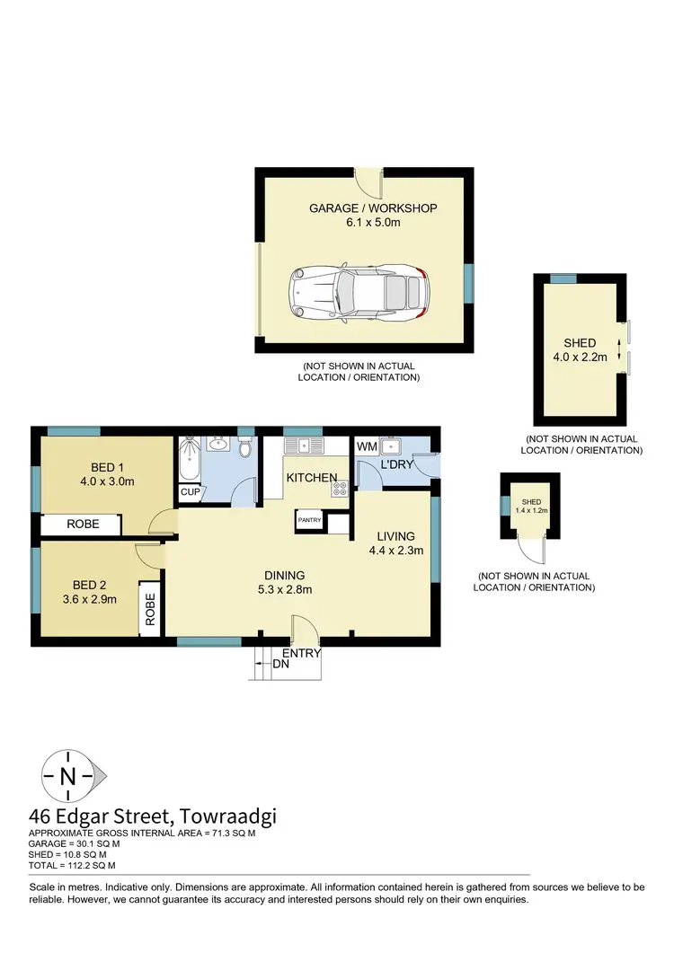 Floorplan of Homely house listing, 46 Edgar Street, Towradgi NSW 2518