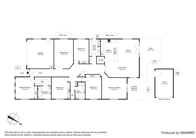 Floorplan of Homely house listing, 10 Oswin Street, Crib Point VIC 3919
