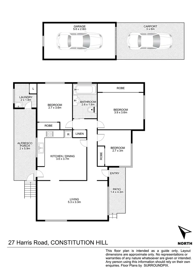 Floorplan of Homely house listing, 27 Harris Road, Constitution Hill NSW 2145