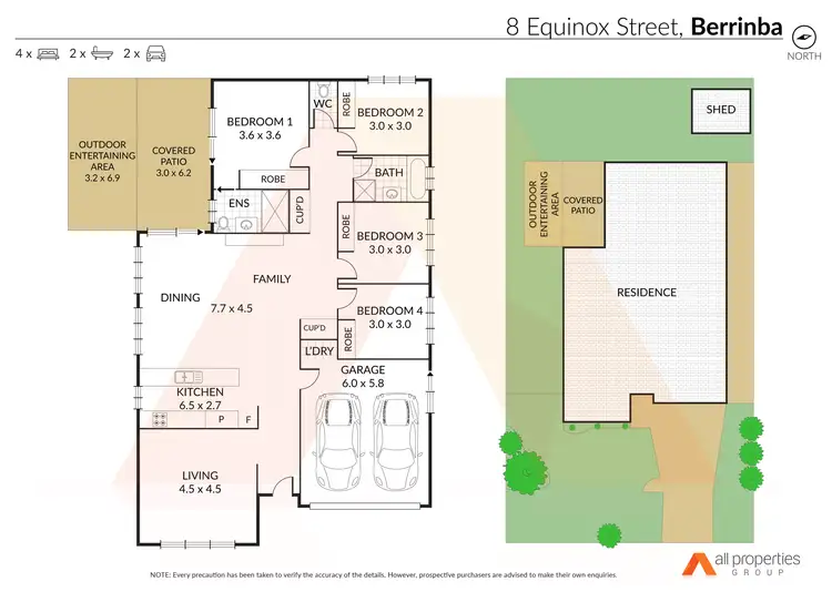 Floorplan of Homely house listing, 8 Equinox Street, Berrinba QLD 4117