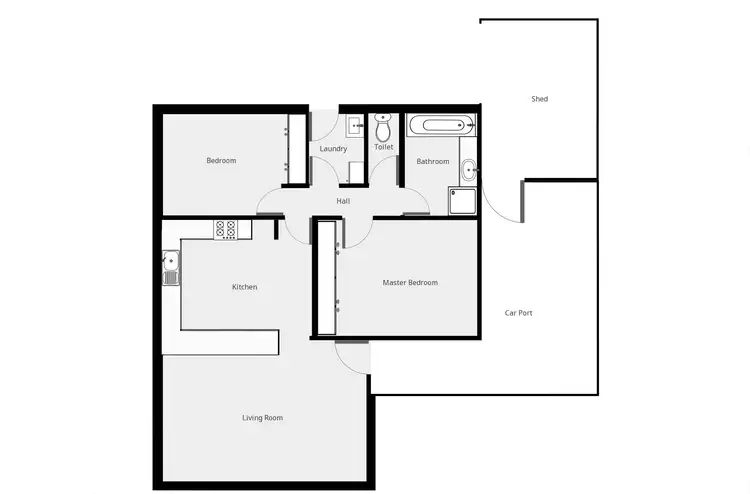 Floorplan of Homely unit listing, 6/645 Etiwanda Avenue, Mildura VIC 3500