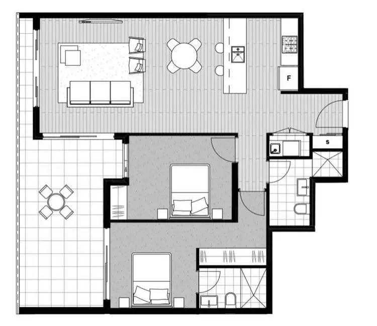 Floorplan of Homely apartment listing, 203/16 Smallwood Avenue, Homebush NSW 2140