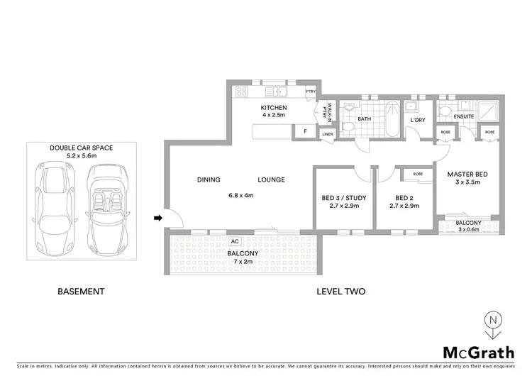 Floorplan of Homely unit listing, 23/68 Davies Road, Padstow NSW 2211
