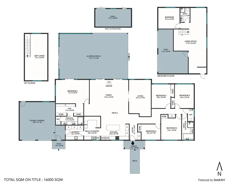 Floorplan of Homely rural property listing, 8 Maurandra Close, Hastings VIC 3915