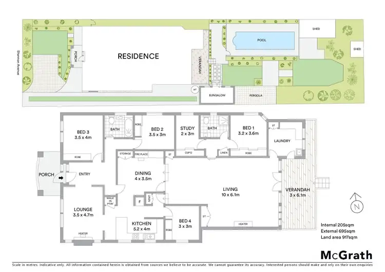 Floorplan of Homely house listing, 330 Shannon Avenue, Newtown VIC 3220