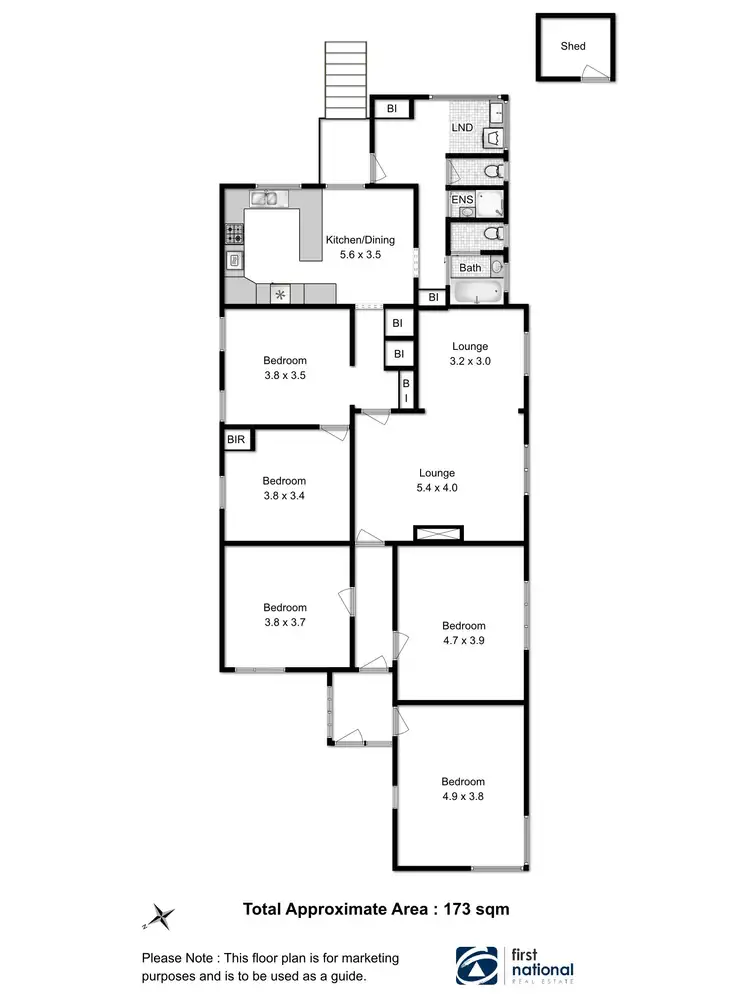 Floorplan of Homely house listing, 6 Forbes Avenue, West Hobart TAS 7000