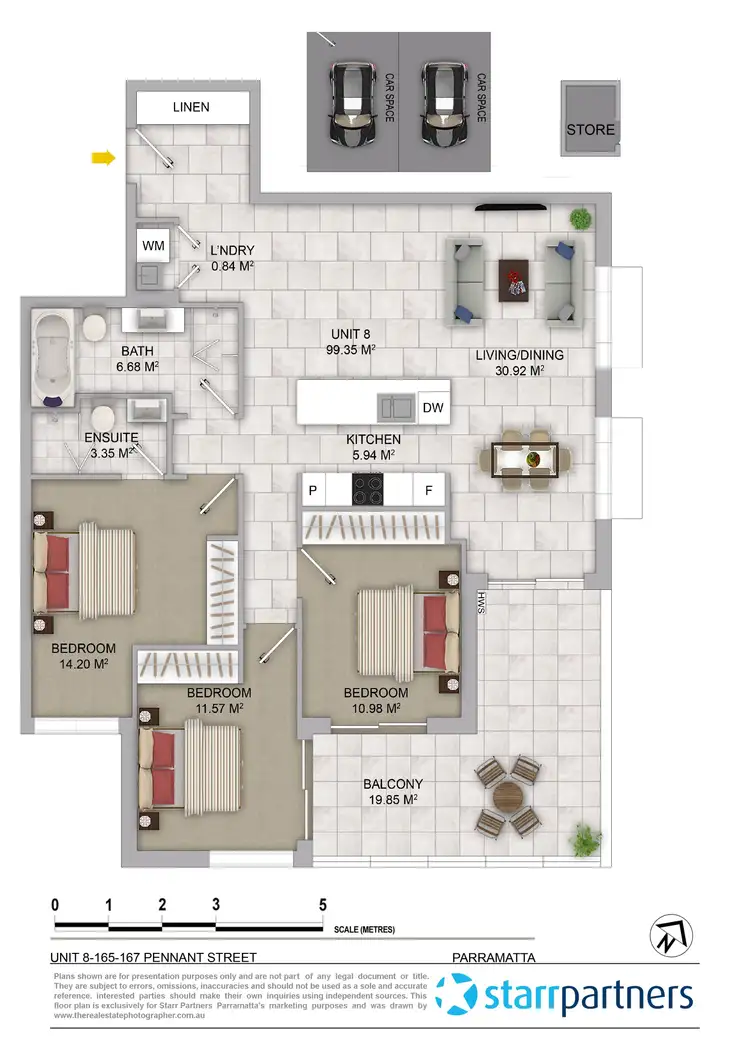 Floorplan of Homely apartment listing, 8/165-167 Pennant Street, Parramatta NSW 2150