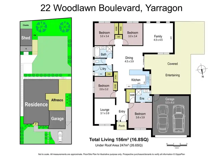 Floorplan of Homely house listing, 22 Woodlawn Boulevard, Yarragon VIC 3823