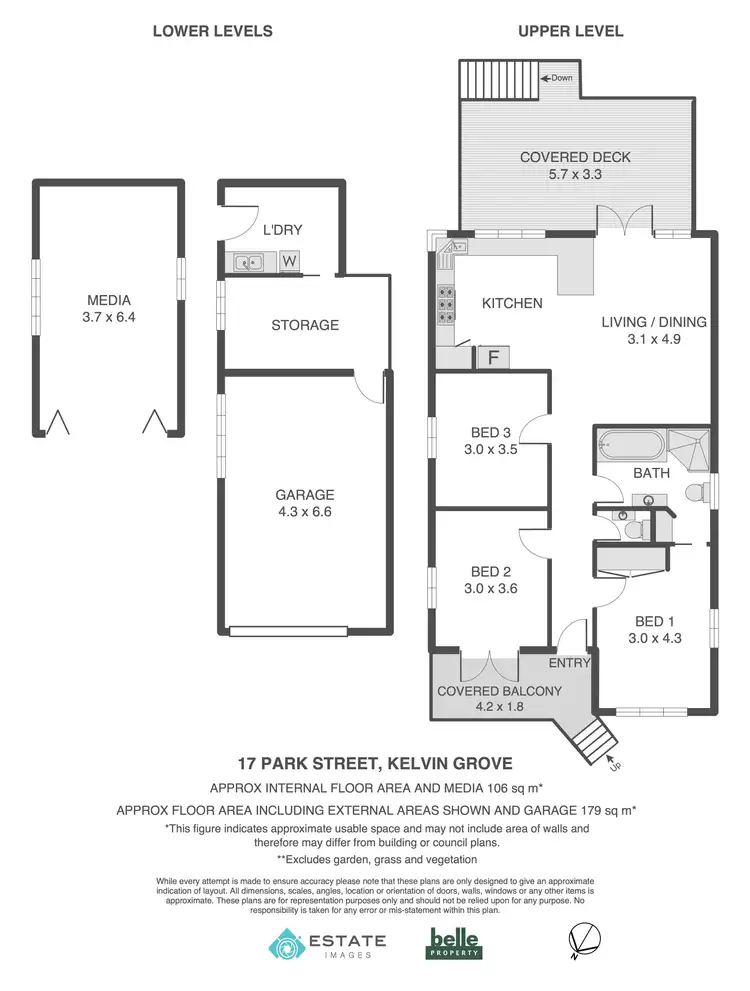 Floorplan of Homely house listing, 17 Park Street, Kelvin Grove QLD 4059