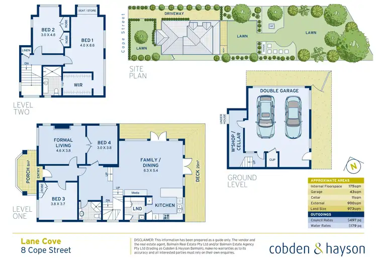 Floorplan of Homely house listing, 8 Cope Street, Lane Cove NSW 2066