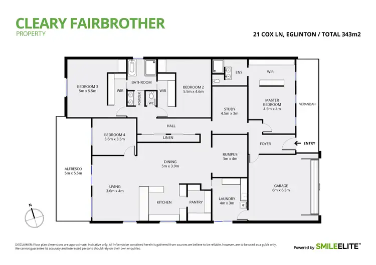Floorplan of Homely house listing, 21 Cox Lane, Eglinton NSW 2795