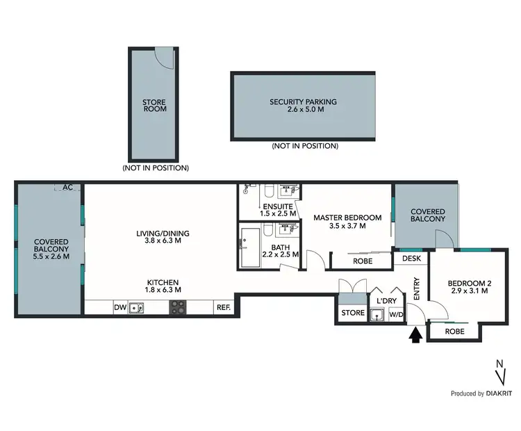 Floorplan of Homely apartment listing, 4/12 Fisher Road, Dee Why NSW 2099