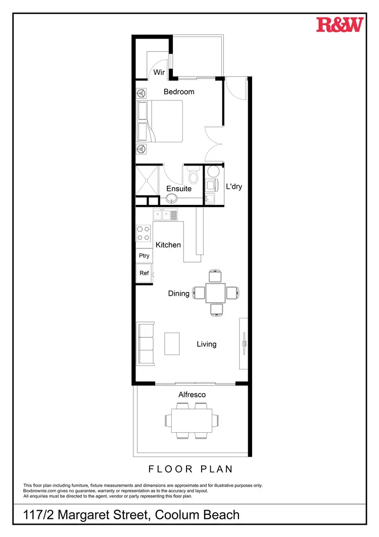 Floorplan of Homely unit listing, 117/2 Margaret Street, Coolum Beach QLD 4573