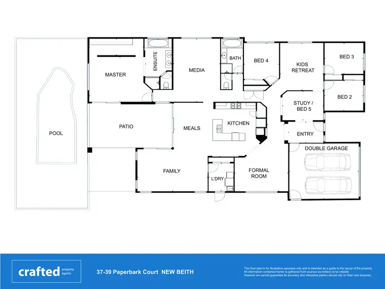 Floorplan of Homely house listing, 37-39 Paperbark Court, New Beith QLD 4124