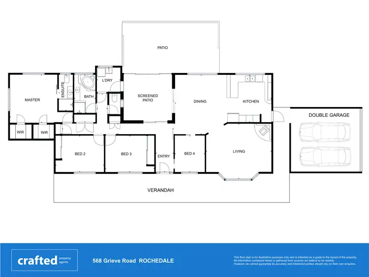 Floorplan of Homely house listing, 568 Grieve Road, Rochedale QLD 4123