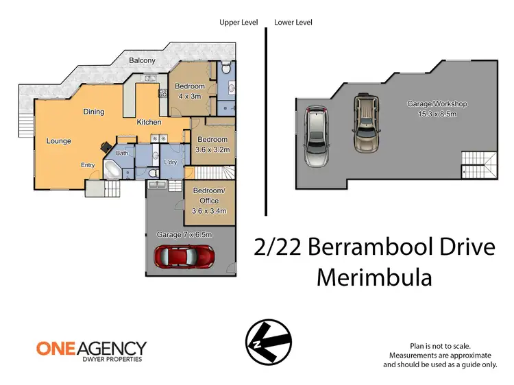 Floorplan of Homely semi-detached listing, 2/22 Berrambool Drive, Merimbula NSW 2548