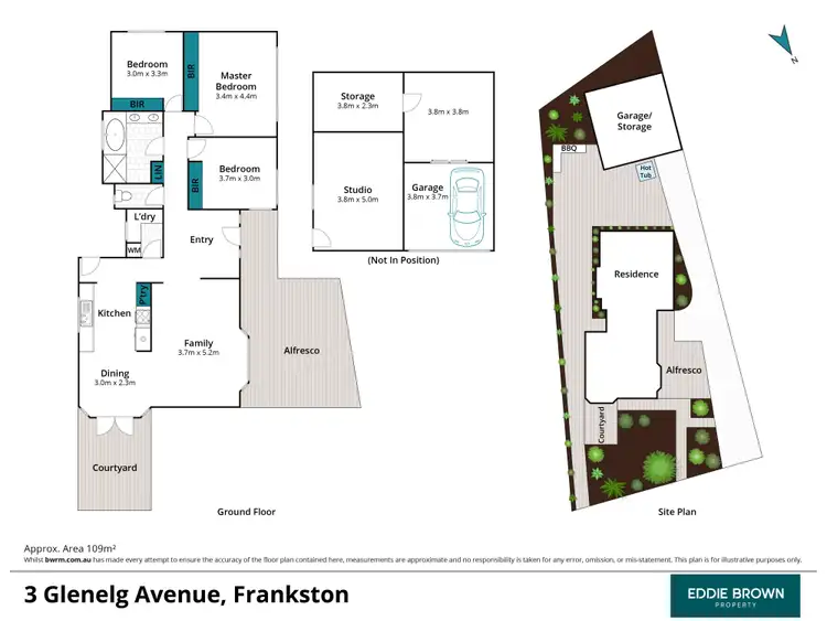 Floorplan of Homely house listing, 3 Glenelg Avenue, Frankston VIC 3199