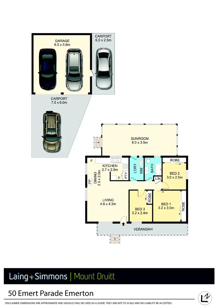 Floorplan of Homely house listing, 50 Emert Parade, Emerton NSW 2770