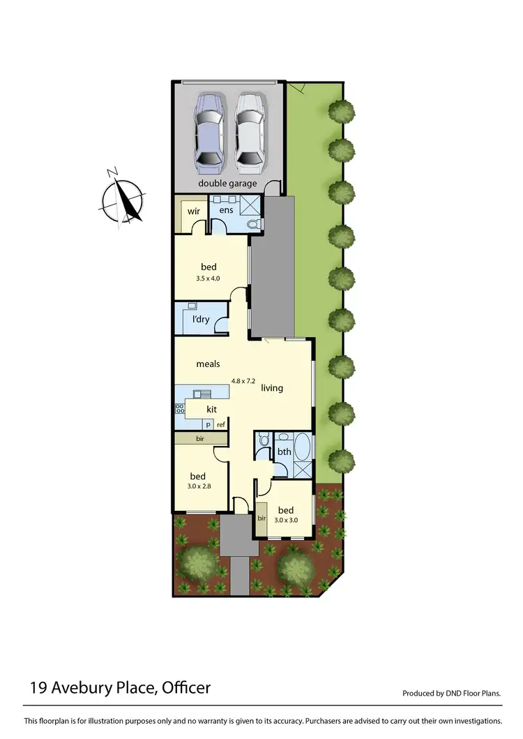 Floorplan of Homely house listing, 19 Avebury Place, Officer VIC 3809