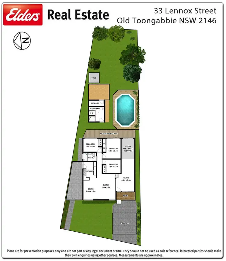 Floorplan of Homely house listing, 33 Lennox Street, Old Toongabbie NSW 2146