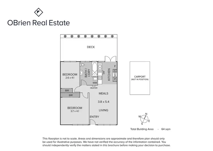 Floorplan of Homely unit listing, 2/11 Mac Crescent, Parkdale VIC 3195