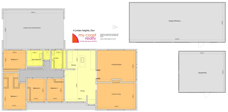 Floorplan of Homely house listing, 4 Linden Heights, Don TAS 7310