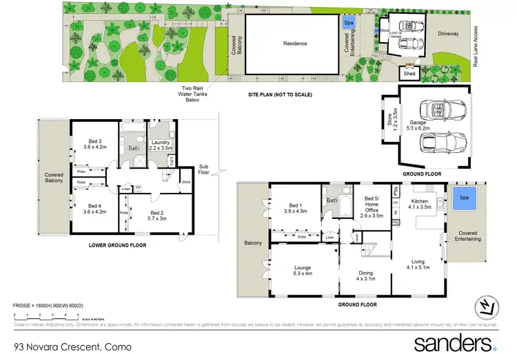 Floorplan of Homely house listing, 93 Novara Crescent, Como NSW 2226