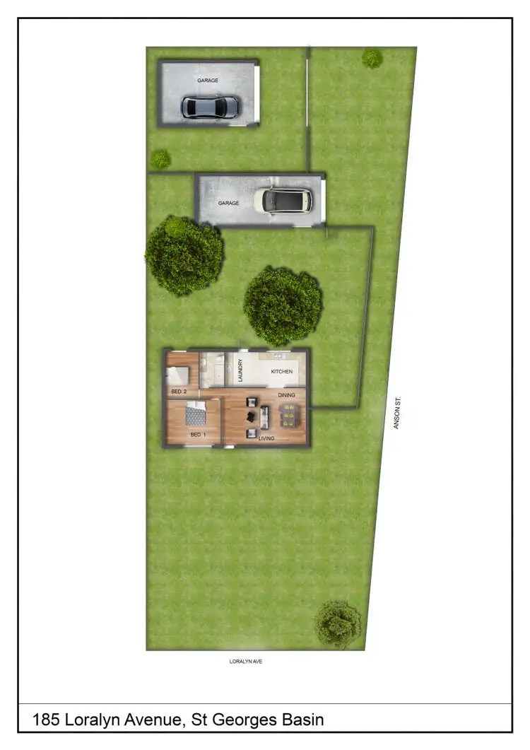Floorplan of Homely house listing, 185 Loralyn Avenue, Sanctuary Point NSW 2540