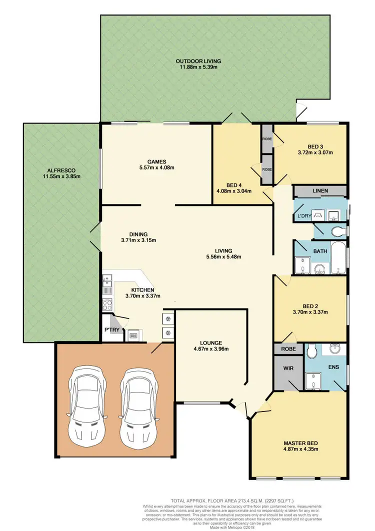 Floorplan of Homely house listing, 110 Meadow Springs Drive, Meadow Springs WA 6210