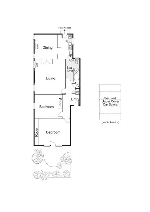 Floorplan of Homely apartment listing, 2/35 Robe Street, St Kilda VIC 3182
