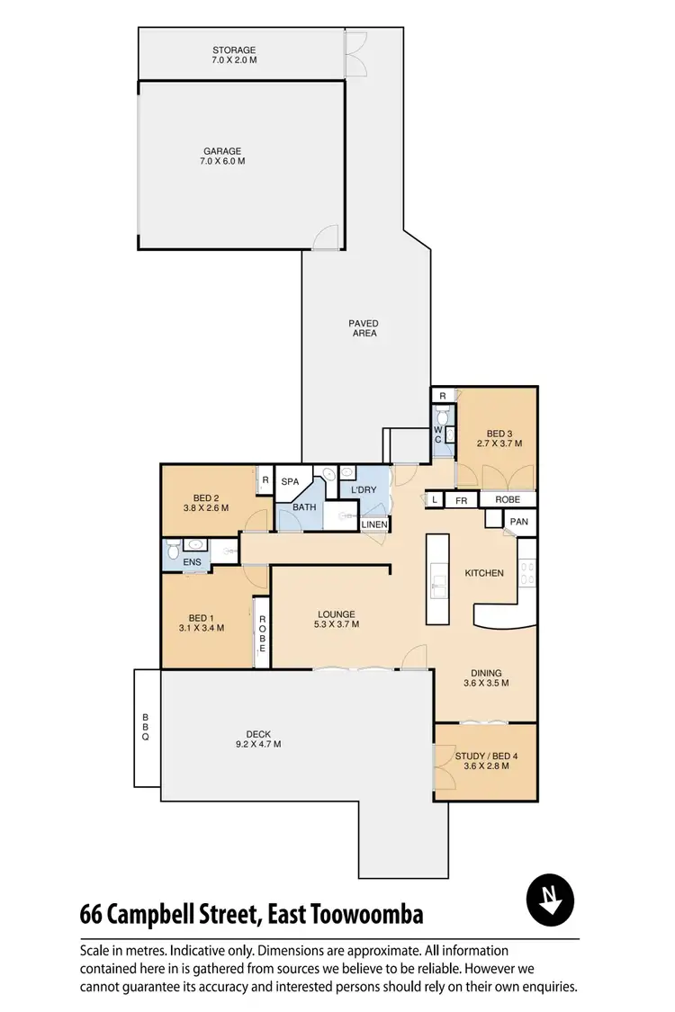 Floorplan of Homely house listing, 66 Campbell Street, East Toowoomba QLD 4350