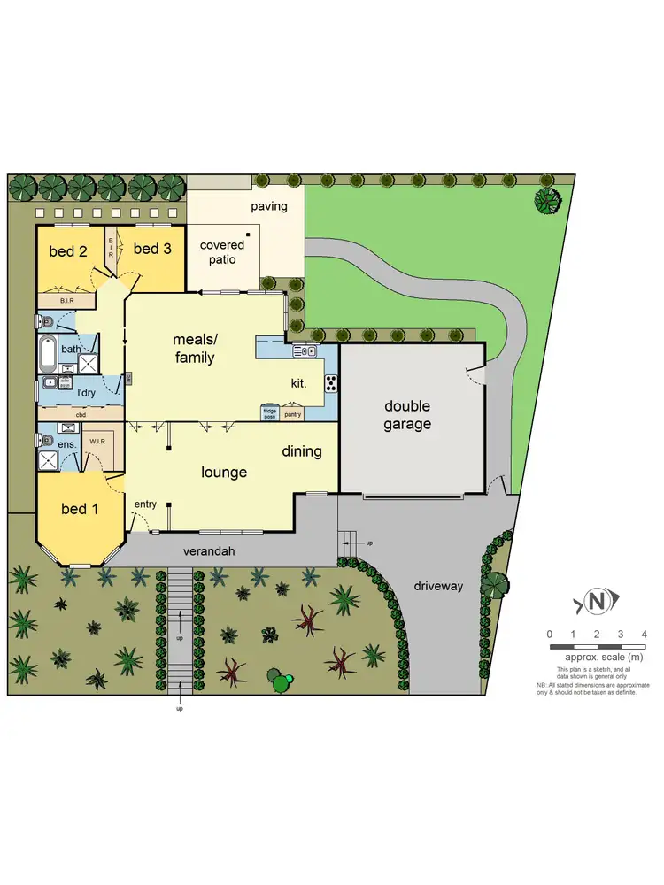 Floorplan of Homely house listing, 18 Golden Ridge Drive, Croydon Hills VIC 3136