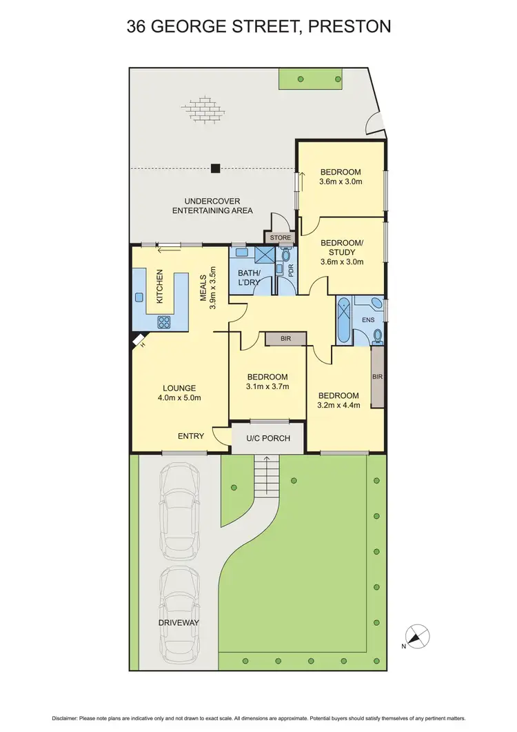Floorplan of Homely house listing, 36 George Street, Preston VIC 3072