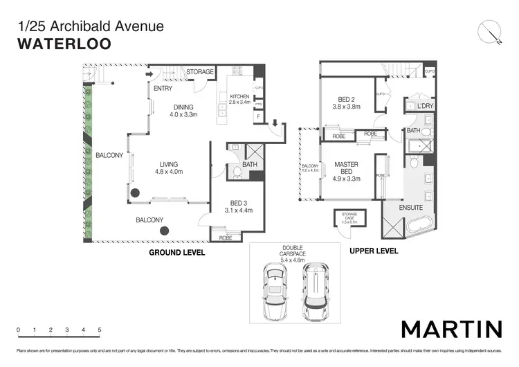 Floorplan of Homely apartment listing, 1/25 Archibald Avenue, Waterloo NSW 2017