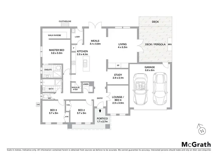 Floorplan of Homely house listing, 76 Lacombe Boulevard, Doreen VIC 3754