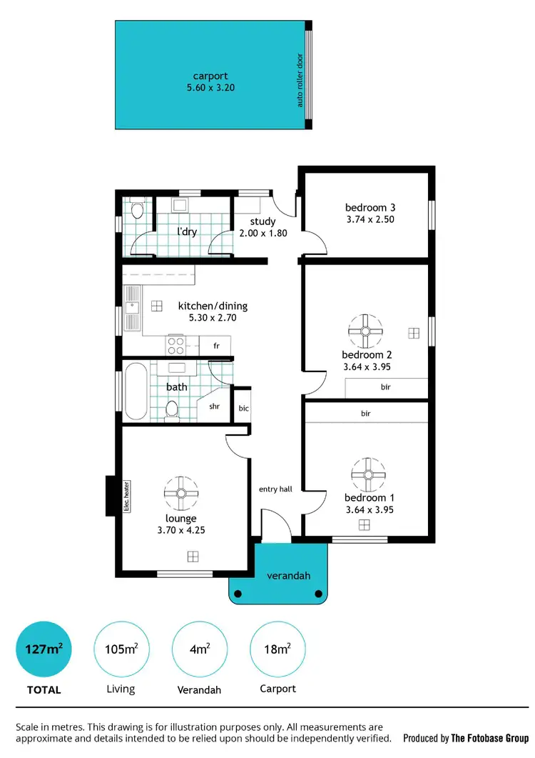 Floorplan of Homely house listing, 3 York Avenue, Clovelly Park SA 5042