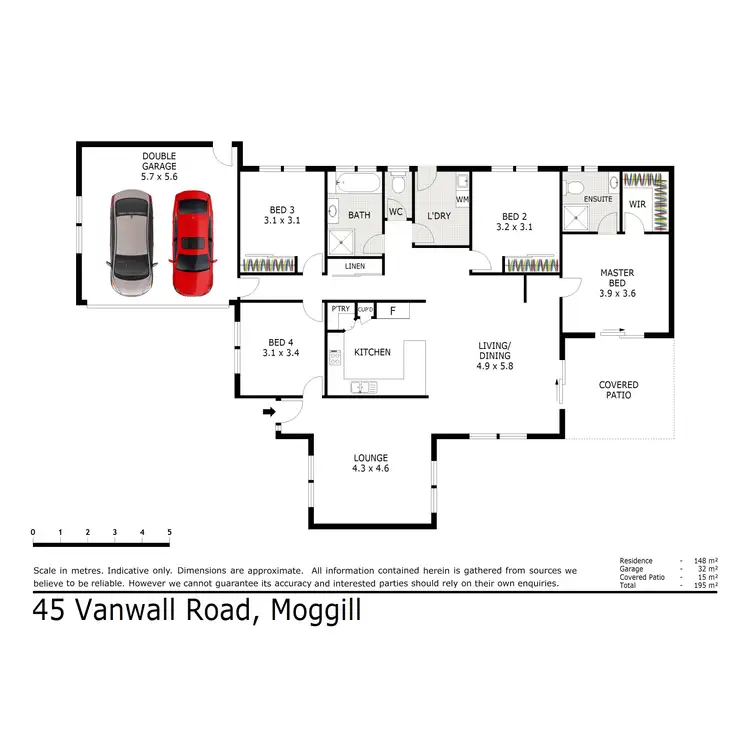 Floorplan of Homely house listing, 45 Vanwall Road, Moggill QLD 4070