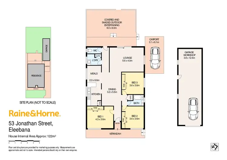 Floorplan of Homely house listing, 53 Jonathan Street, Eleebana NSW 2282