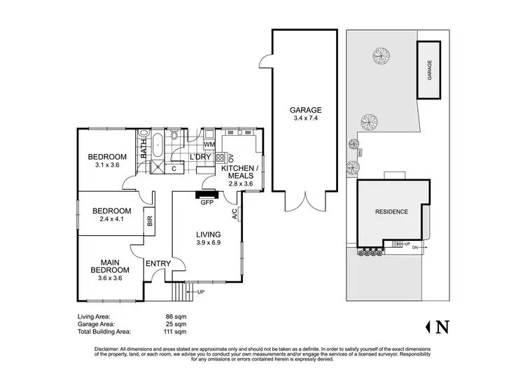 Floorplan of Homely house listing, 14 Medhurst Street, Burwood East VIC 3151