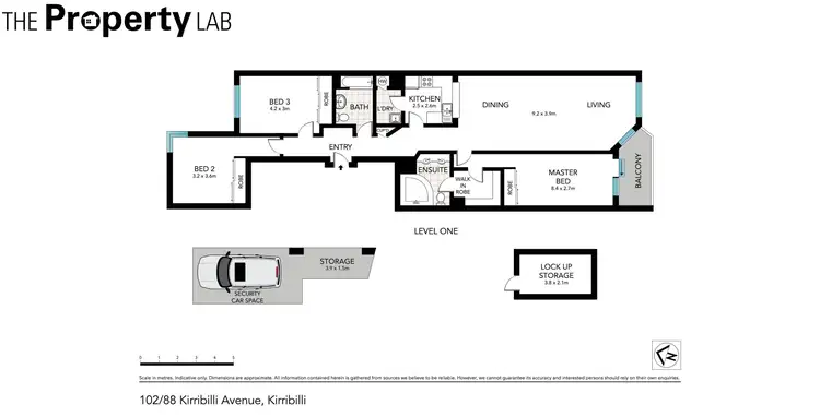 Floorplan of Homely apartment listing, 102/88 Kirribilli Avenue, Kirribilli NSW 2061