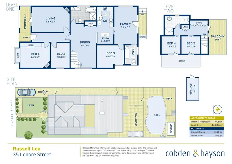 Floorplan of Homely house listing, 35 Lenore Street, Russell Lea NSW 2046