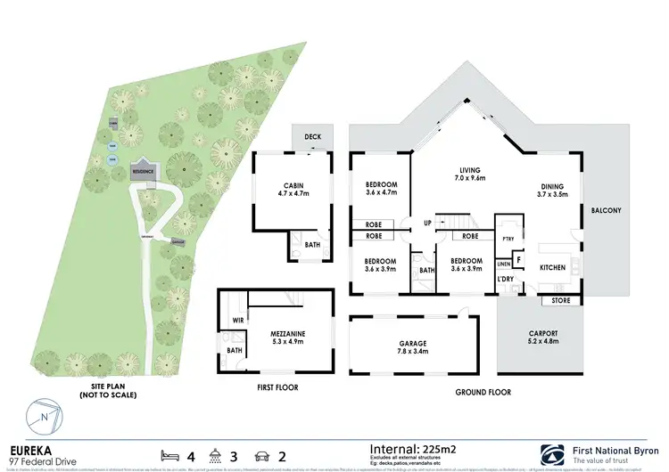 Floorplan of Homely house listing, 97 Federal Drive, Eureka NSW 2480