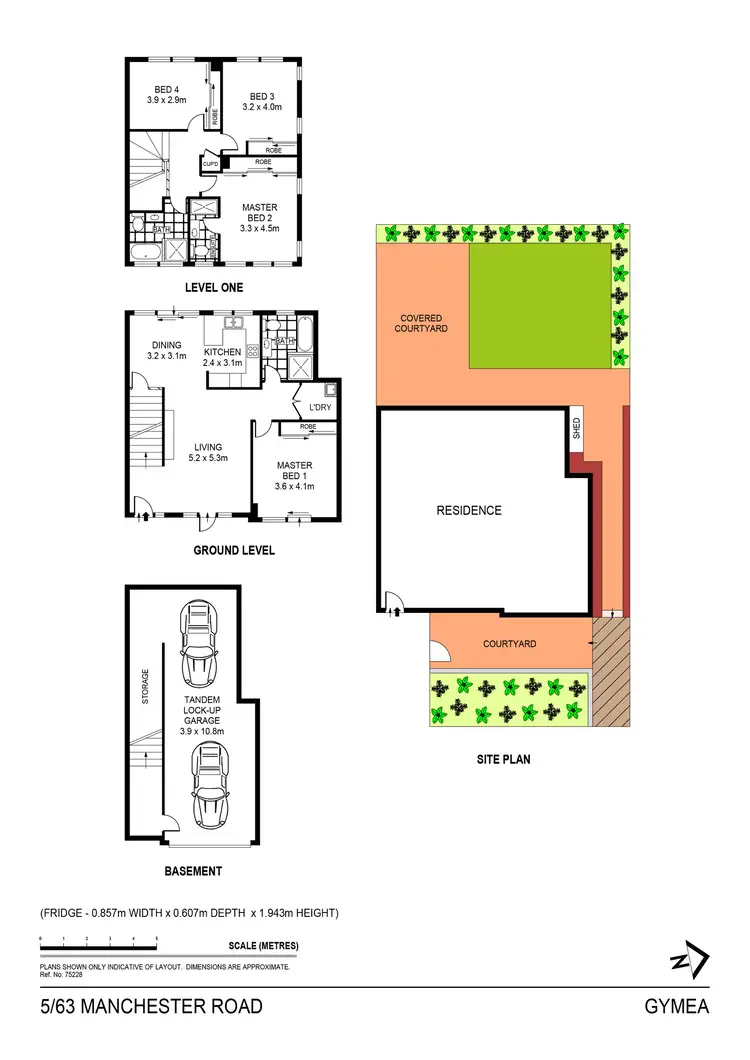 Floorplan of Homely townhouse listing, 5/63 Manchester Road, Gymea NSW 2227