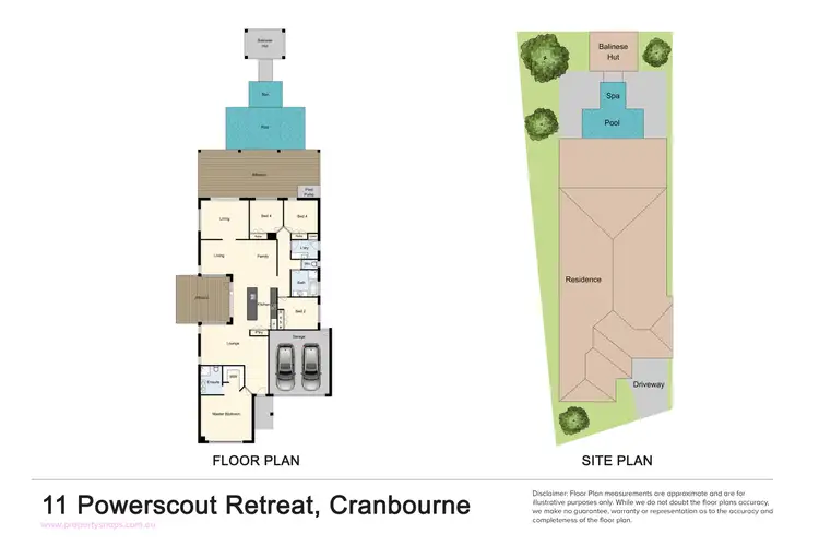 Floorplan of Homely house listing, 11 Powerscout Retreat, Cranbourne VIC 3977