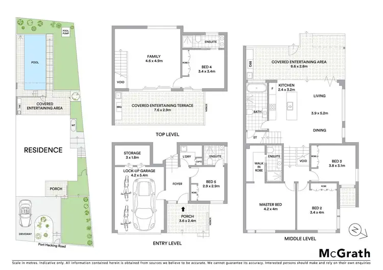 Floorplan of Homely semi-detached listing, 701A Port Hacking Road, Port Hacking NSW 2229