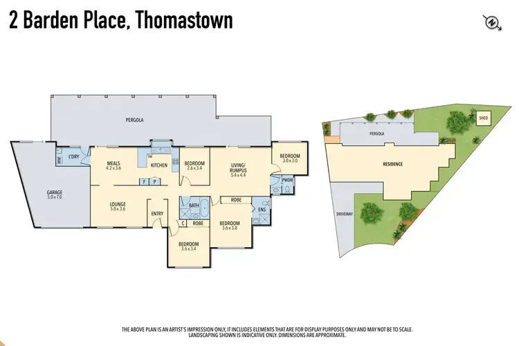 Floorplan of Homely house listing, 2 Barden Place, Thomastown VIC 3074