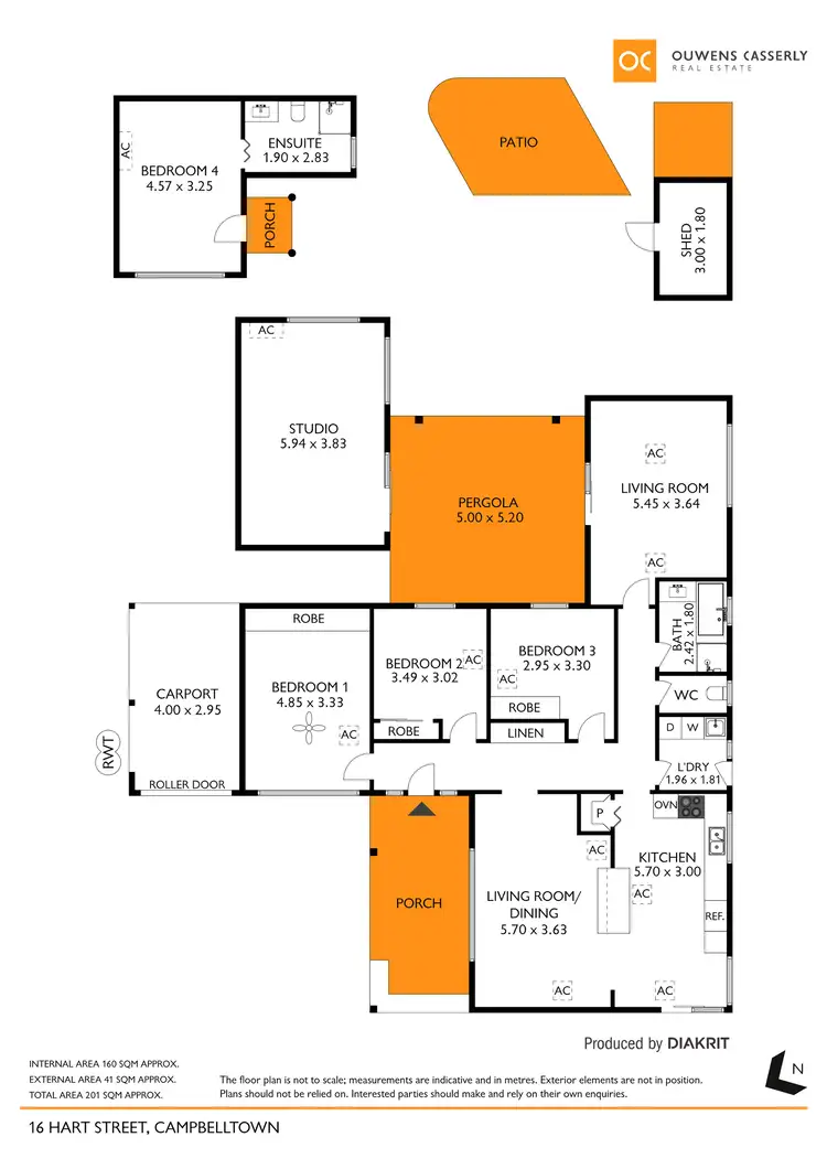 Floorplan of Homely house listing, 16 Hart Street, Campbelltown SA 5074