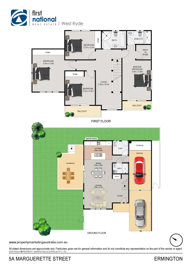 Floorplan of Homely house listing, 5A Marguerette Street, Ermington NSW 2115