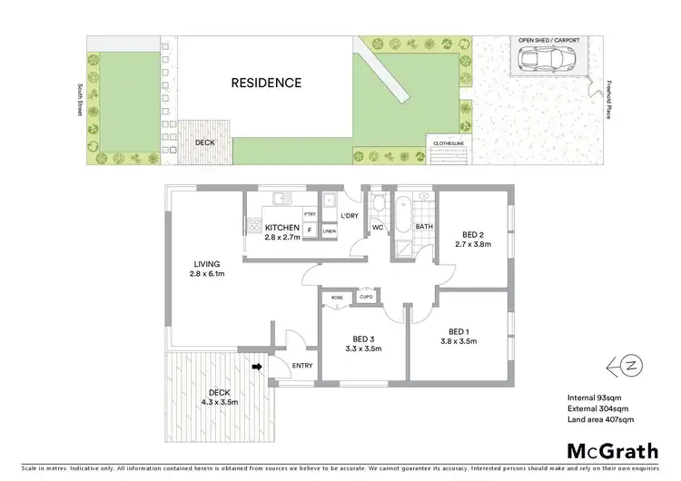 Floorplan of Homely house listing, 707 South Street, Ballarat Central VIC 3350
